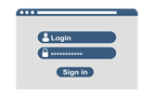 login box for online account